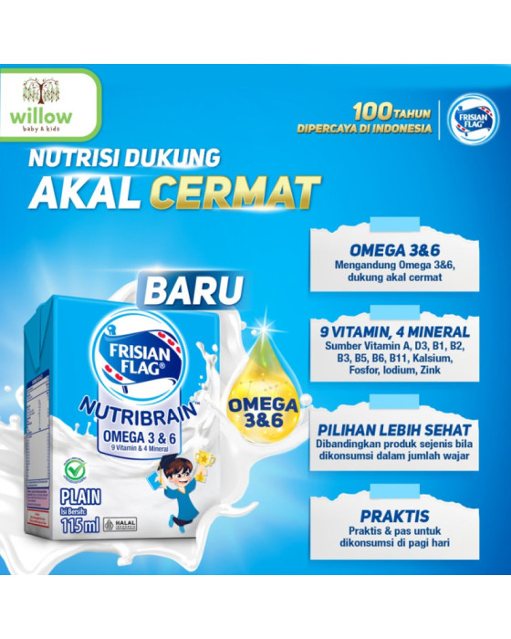 Frisian Flag Susu Omega Susu Kemasan 115Ml