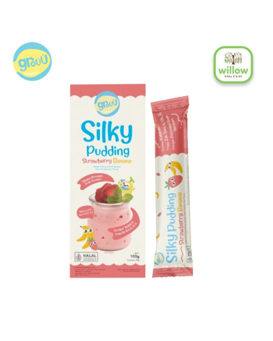 Grouu Silky Pudding Bahan Makanan 100Gr