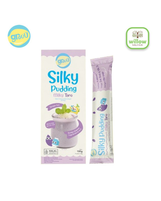 Grouu Silky Pudding Bahan Makanan 100Gr