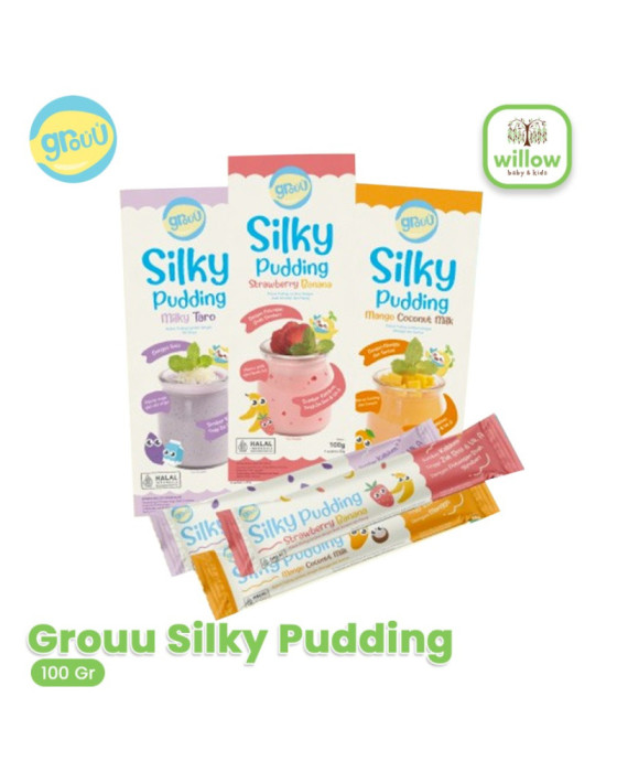 Grouu Silky Pudding Bahan Makanan 100Gr