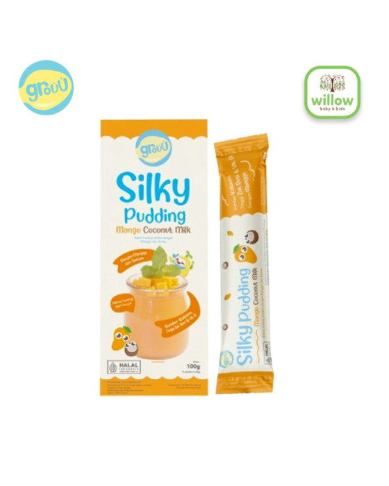 Grouu Silky Pudding Bahan Makanan 100Gr