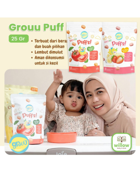 Grouu Puff Snack Anak Camilan Bayi 25Gr