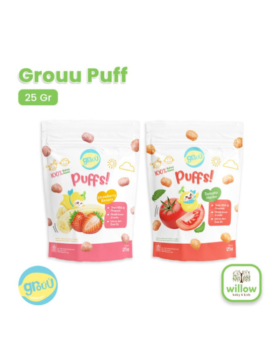 Grouu Puff Snack Anak Camilan Bayi 25Gr