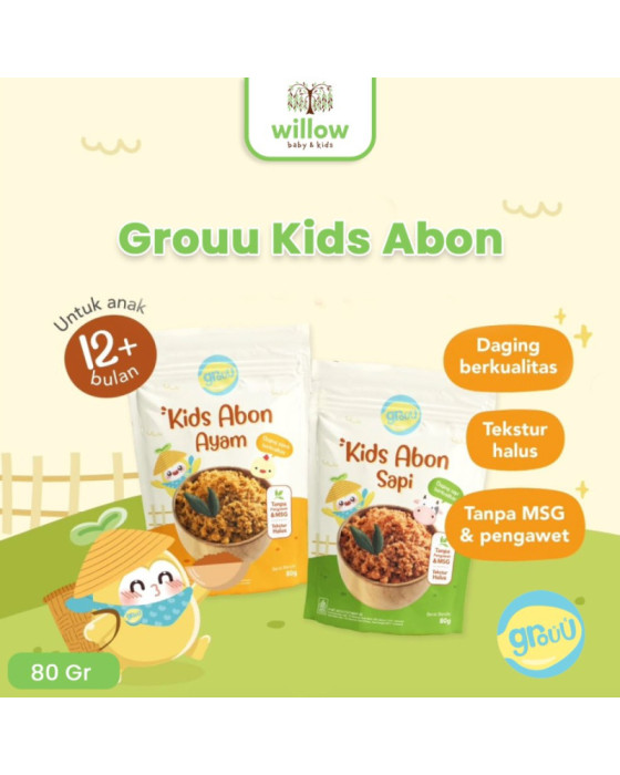 Grouu Kids Abon Makanan Kering 80Gr