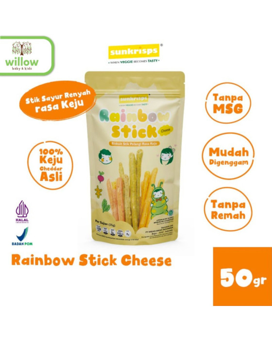 Sunkrisps Rainbow Stick Camilan 50Gr