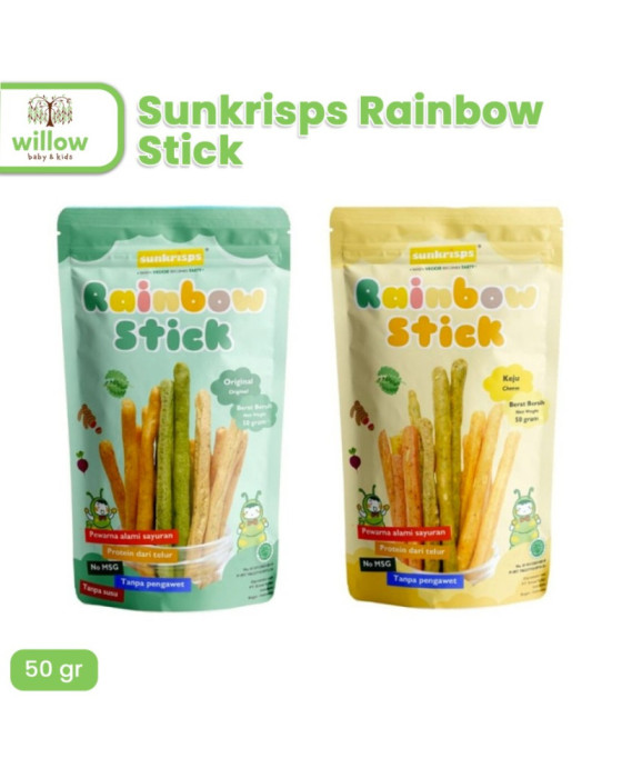 Sunkrisps Rainbow Stick Camilan 50Gr