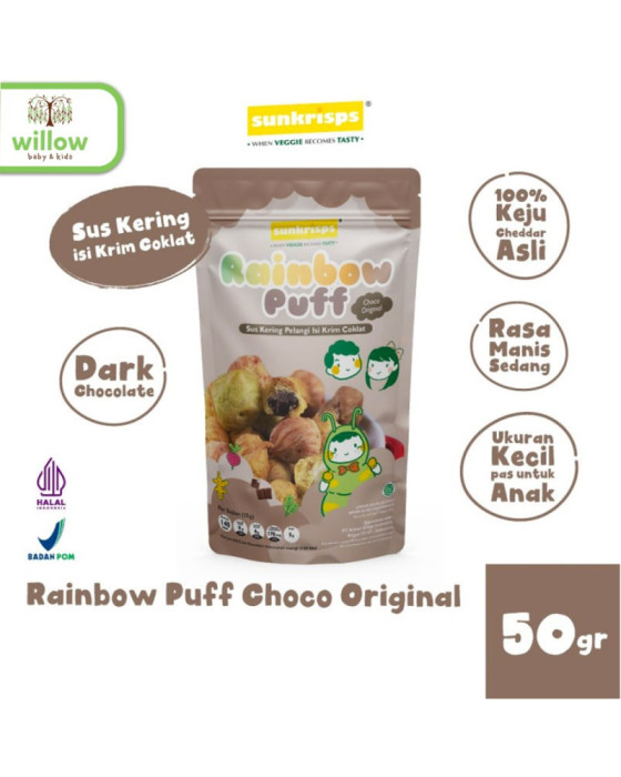 Sunkrisps Rainbow Puff Camilan 50Gr