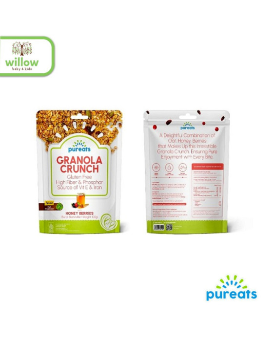 Pureats Granola Crunch Makanan Ringan 100Gr