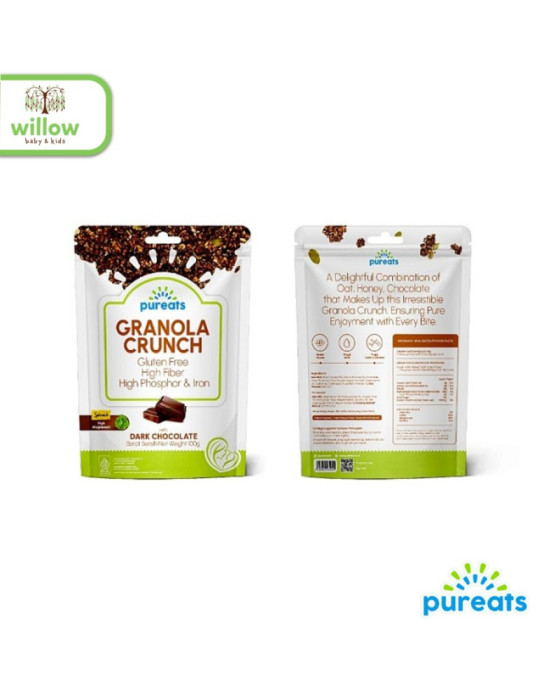 Pureats Granola Crunch Makanan Ringan 100Gr