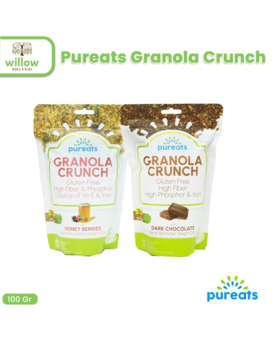 Pureats Granola Crunch Makanan Ringan 100Gr