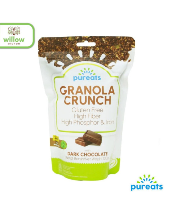 Pureats Granola Crunch Makanan Ringan 100Gr