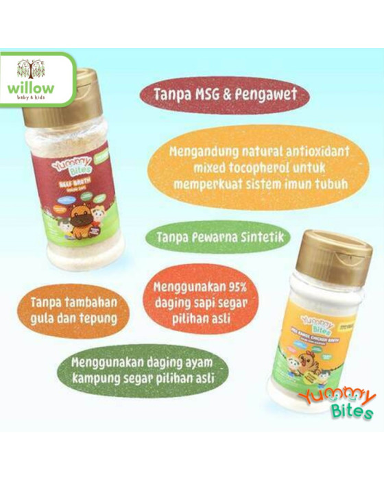 Yummy Bites Powder Bottle Bumbu Masakan Bayi 50Gr