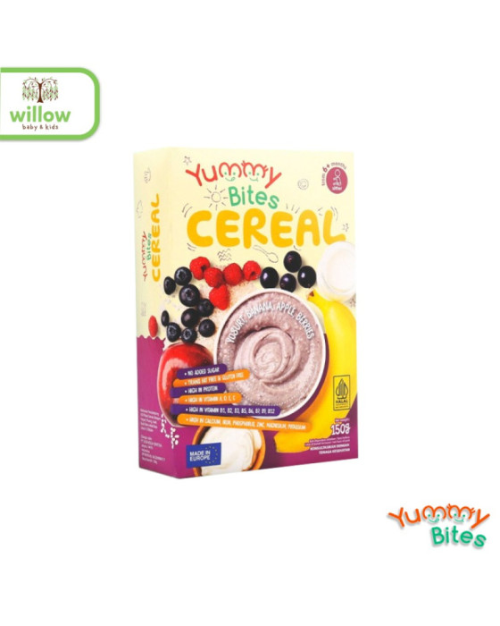 Yummy Bites Cereal Bubur Bayi 150GR (NIKITA WILLY EXCLUSIVE)