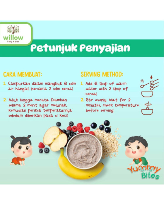 Yummy Bites Cereal Bubur Bayi 150GR (NIKITA WILLY EXCLUSIVE)