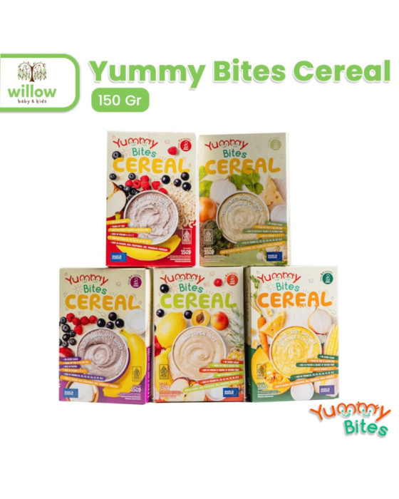 Yummy Bites Cereal Bubur Bayi 150GR (NIKITA WILLY EXCLUSIVE)