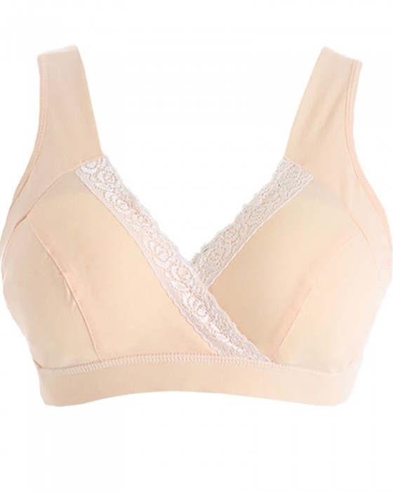 MOOIMOM B6886 CROSSOVER BRA - NUDE XL