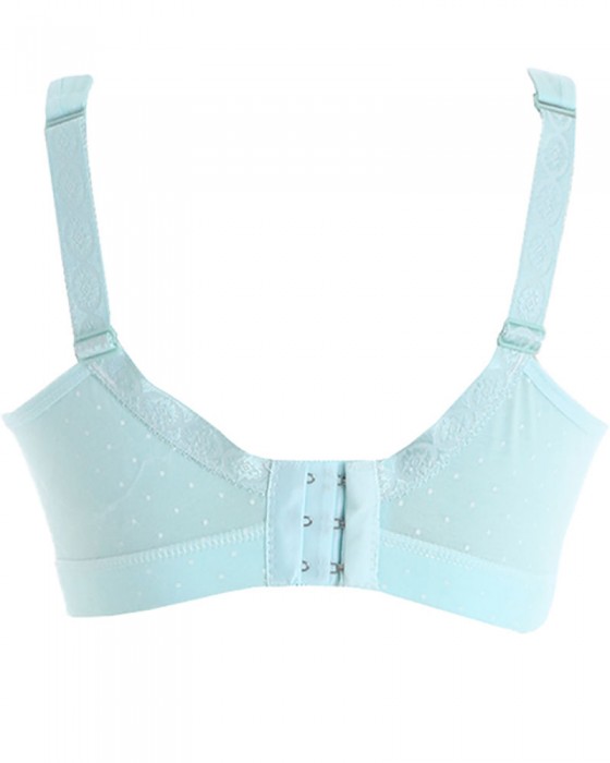 MOOIMOM B6886 CROSSOVER MATERNITY & NURSING BRA - TIFANY BLUE L