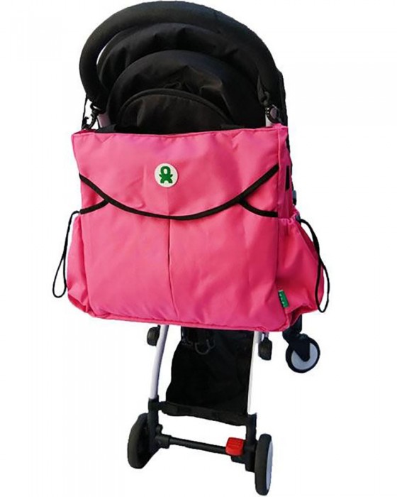 BABY GO DIAPER BAG URBAN 3IN1 - PINK