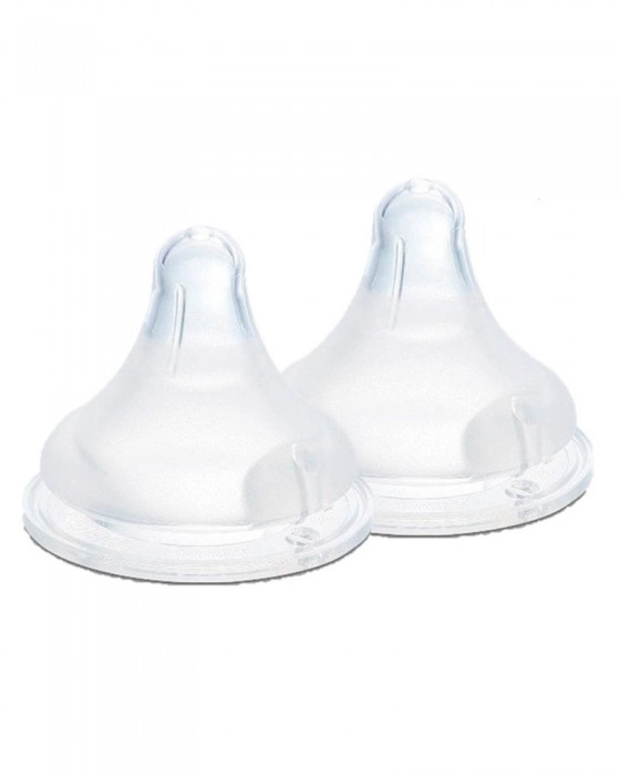 PIGEON PP NIPPLE M 3M+ 2PCS