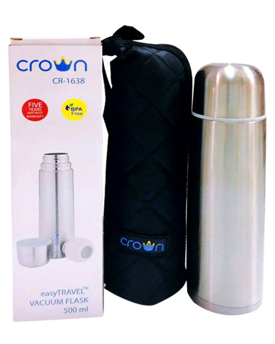 CROWN CR-1638 EASYTRAVEL THERMOS VACUUM 500ML