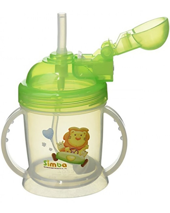 SIMBA S9924-1 TRAINING CUP WITH AUTO STRAW 180ML