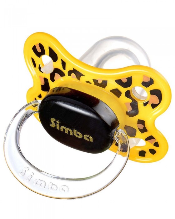 SIMBA P18021 LEOPARD THUMB SHAPED PACIFIER 6M+