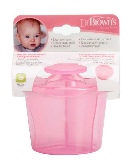 DR BROWN MILK POWDER DISPENSER PINK