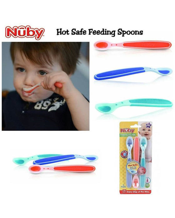 NUBY HOT SAFE SPOON 3PCS