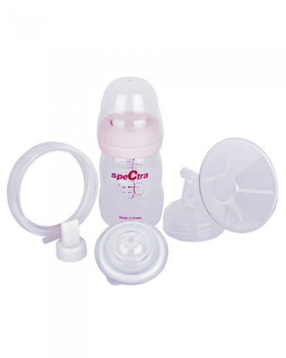 SPECTRA PREMIUM BREAST SHIELD SET WN 25MM SIZE S WITH WN PP BOTTLE