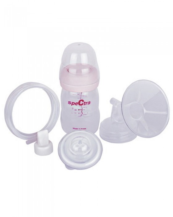 SPECTRA PREMIUM BREAST SHIELD SET WN 28MM SIZE M WITH WN PP BOTTLE