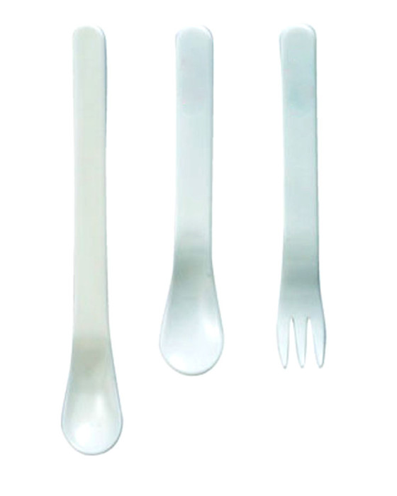 PIGEON BABYS FIRST SPOON AND FORK SET 6M+