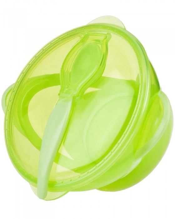 NUBY 111613 GARDEN FRESH SUCTION BOWL N SPOON LID