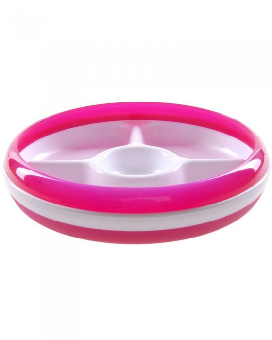 OXO TOT 6125600T1 DIVIDED PLATE WITH REMOVABLE RING - PINK