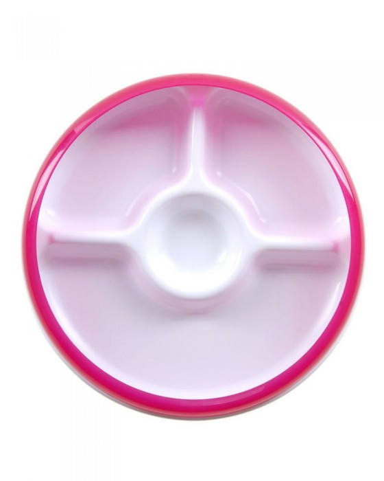 OXO TOT 6125600T1 DIVIDED PLATE WITH REMOVABLE RING - PINK