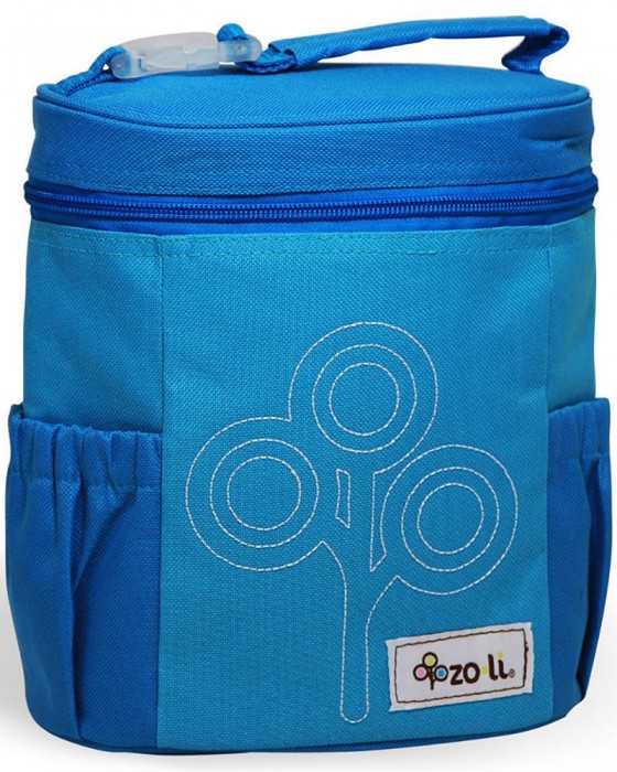 ZOLI NOMNOM INSULATED LUNCH TOTE BLUE