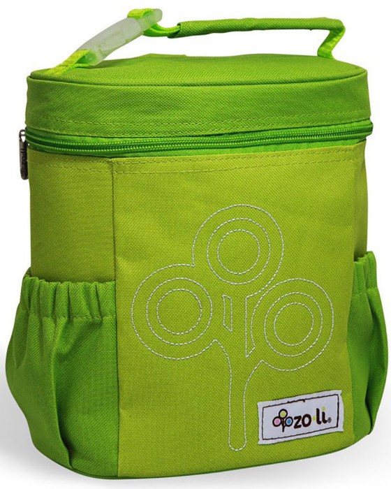 ZOLI NOMNOM INSULATED LUNCH TOTE GREEN