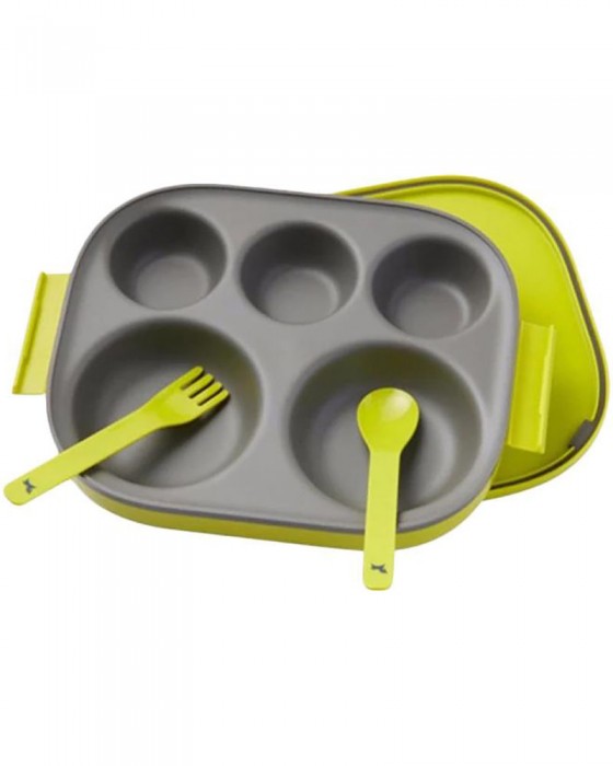 POT DE MIEL PDM203 FOOD TRAY - LIME GREEN