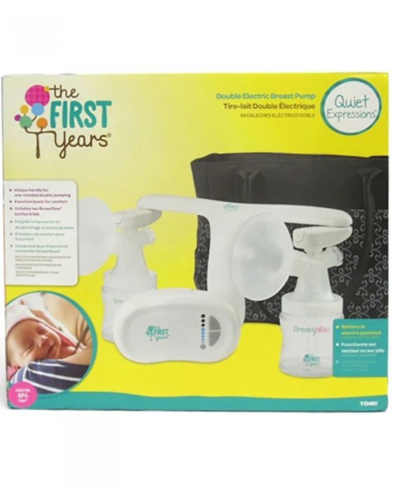 THE FIRST YEARS Y6228A2 QUIET EXPRESSIONS DOUBLE ELECTRIC BREASTPUMP