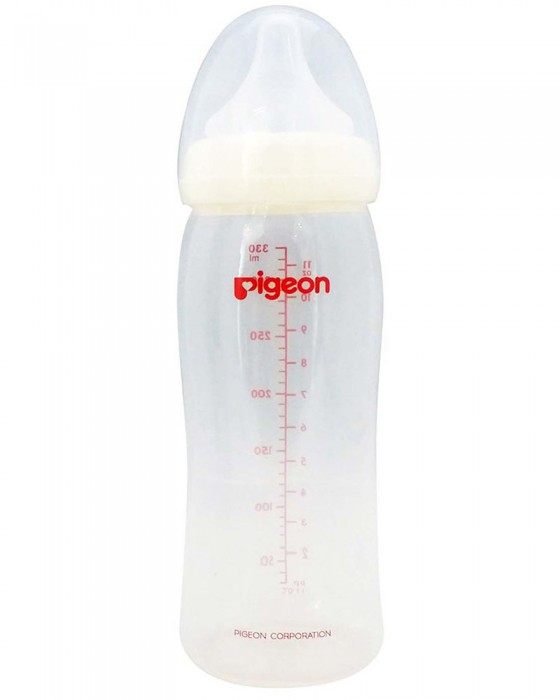 PIGEON 010399 PP WIDE NECK NURSING BOTTLE 6MONTH 330ML