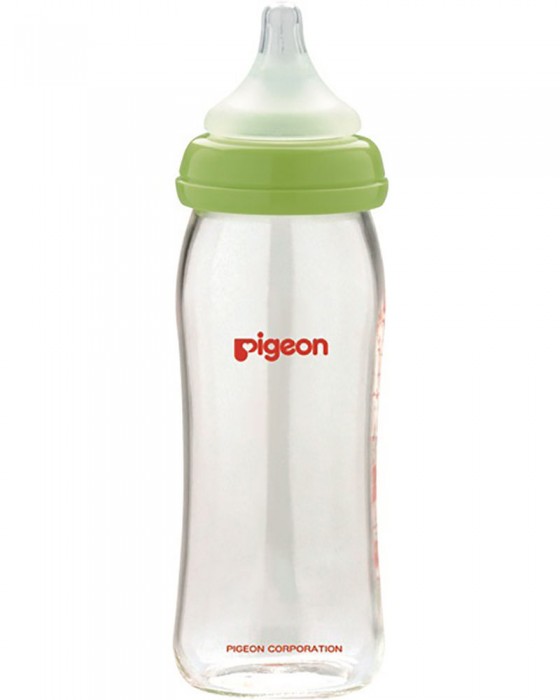 PIGEON BOTTLE GLASS WIDE NECK 240ML