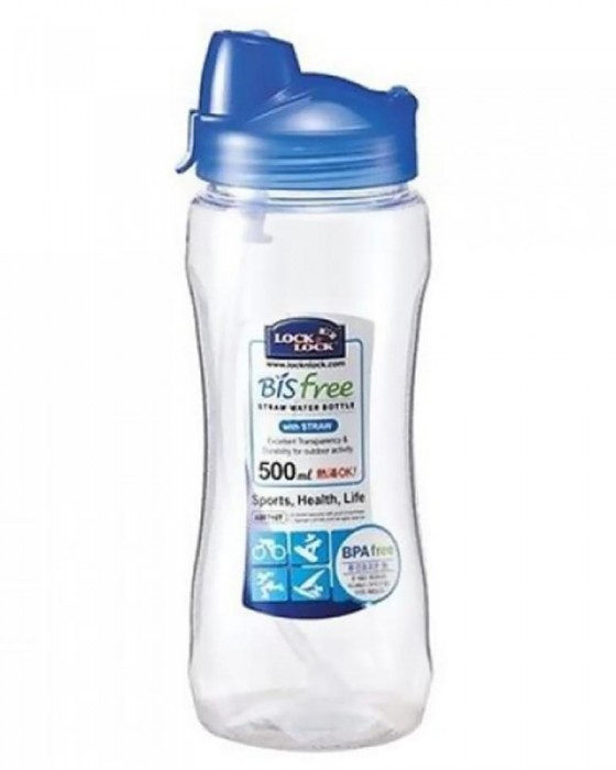 LOCK N LOCK ABF710T BISFREE SPORTS WATER BOTTLE WITH STRAW 500ML