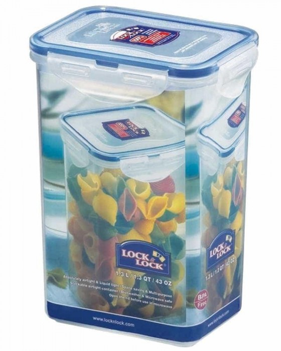 LOCK N LOCK HPL809 RECTANGULAR FOOD CONTAINER 1.3L