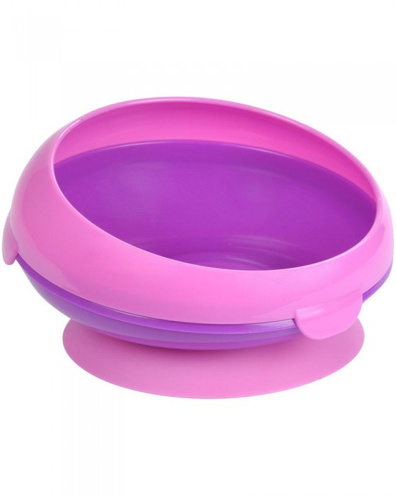 THE FIRST YEARS Y6184A5 INSIDE SCOOP SUCTION BOWL 1PK - PURPLE