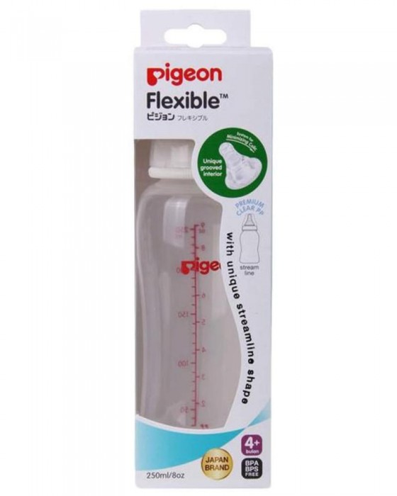 PIGEON BOTTLE PP PREMIUM CLEAR STREAM LINE 250ML