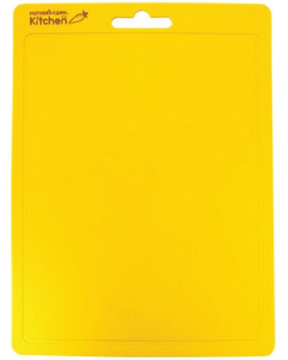 MOTHERS CORN 436454 SILICONE CUTTING BOARD - YELLOW