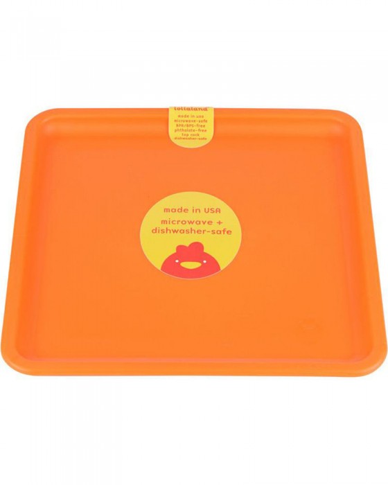 LOLLALAND MEALTIME PLATES - ORANGE