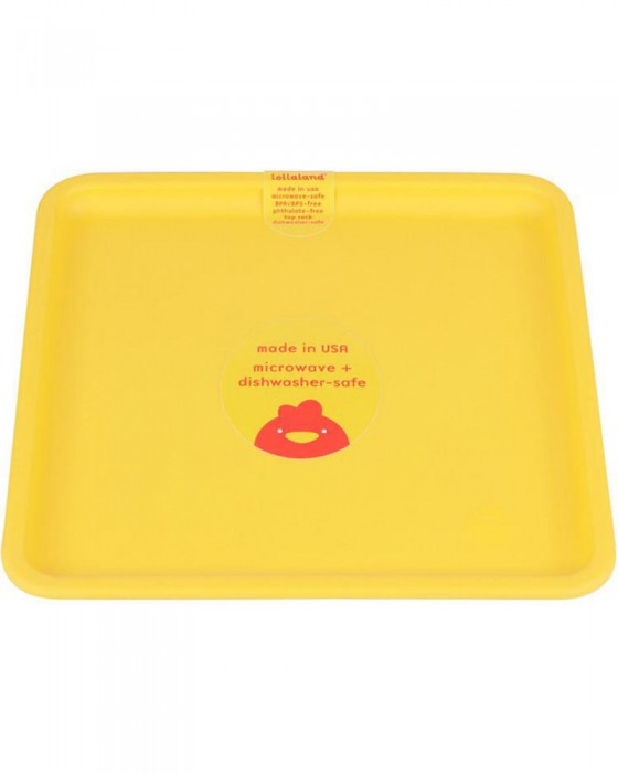 LOLLALAND MEALTIME PLATES - YELLOW