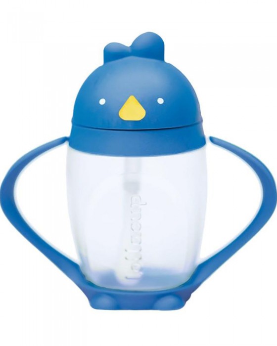 LOLLALAND LOLLACUP INNOVATIVE STRAW SIPPY CUP - BRAVE BLUE