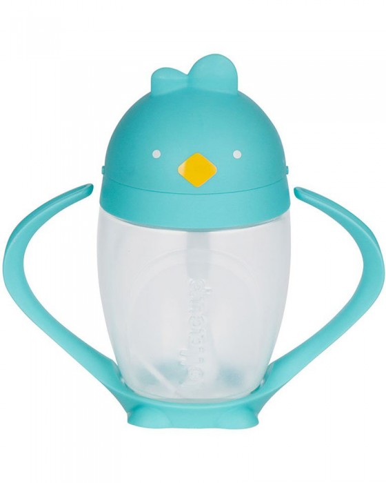 LOLLALAND LOLLACUP INNOVATIVE STRAW SIPPY CUP - TURQUISE