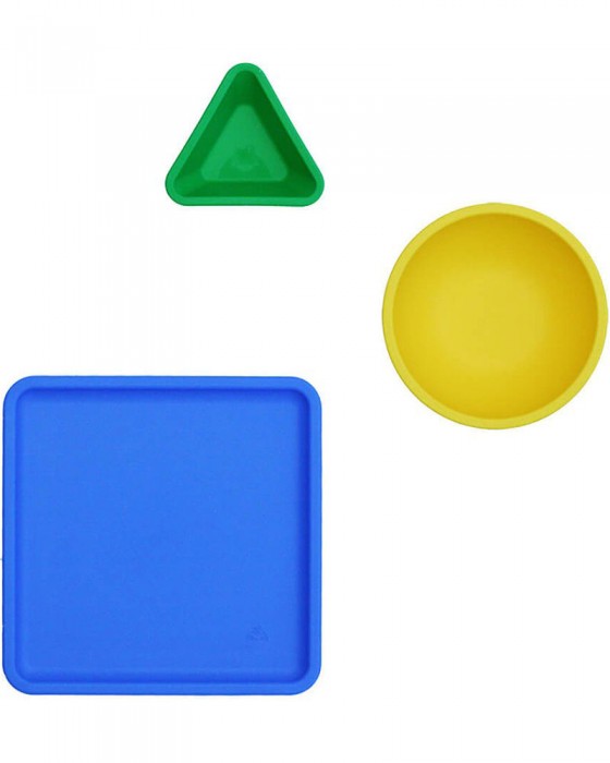 LOLLALAND MEALTIME SET SUMMER - BLUE/YELLOW/GREEN